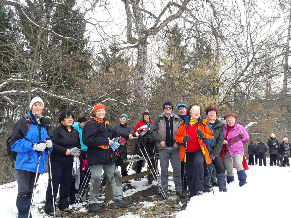 Pohodniki lipe na Oklu